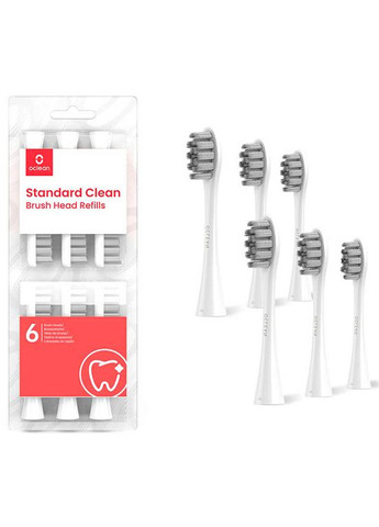 Насадки для зубної щітки P2S6 W06 Standard Clean Brush Head (6970810552188) Oclean (279554358)