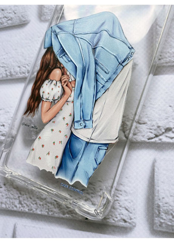 Чохол з потовщеними кутами на Samsung Galaxy A71 / A715 рельєфний дизайн Поцілунок принт 33 Creative (359487394)