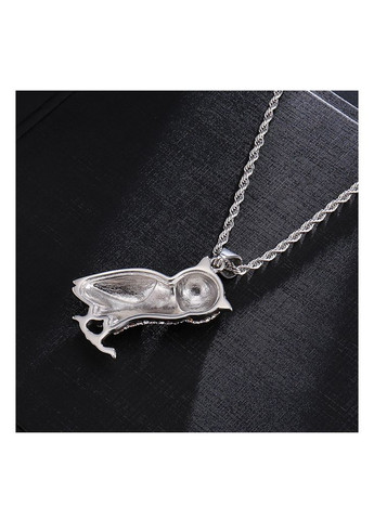 Подвеска серебряная с совой No Brand Owl Silver Bling Chain (356677720)