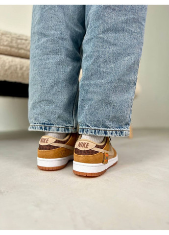 Комбіновані Осінні кросівки чоловічі nike dunk low teddy bear найк сб данк No Brand