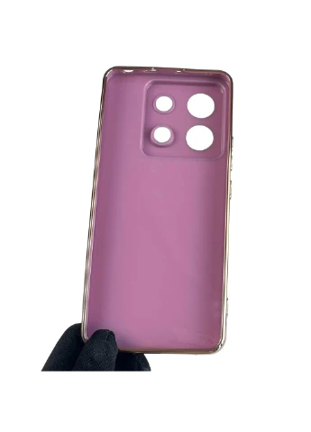 Чехол для Redmi Note 13 Pro 5G с золотой окантовкой с защитой камеры на сяоми нот 13 про 5г Xiaomi (366388895)