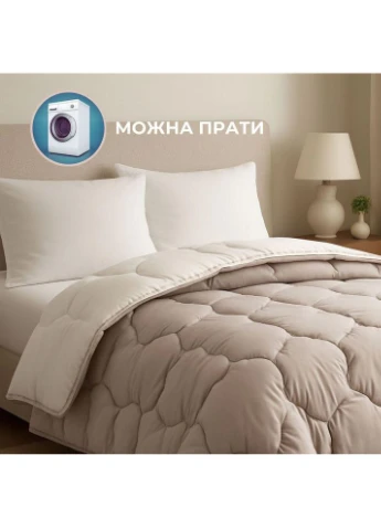 Ковдра вовняна 140×210 Woolly овеча вовна 400 г/м² зимова (8-36217) IDEIA (394556878)