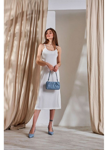 Молочное платье на бретелях 1791 жемчужина Triko Bakh