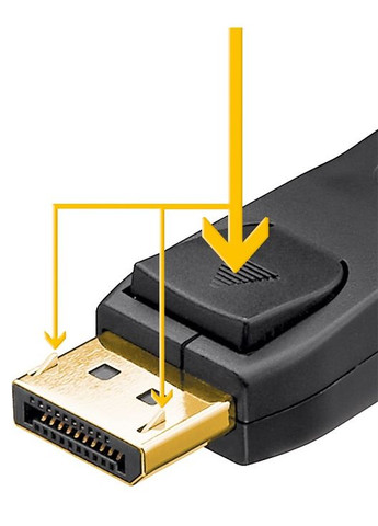 Кабель монитор сигнальный DisplayPort M/M 3.0m v1.4 8K@60Hz 19pin Cu Gold (75.04.9970) Goobay (302891477)