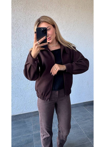 Бомбер кашемир стрейчевой на трикотажной основе, на молнии с карманами Україна (355262146)