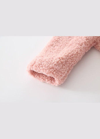 Дитяча демісезонна куртка для дівчинки Тедді арт 7381 Рожевий No Brand (306850200)