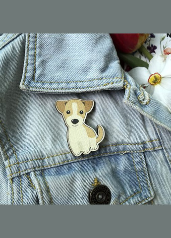 Значок з дерева "Джекрассел-тер'єр" Cozy-Up (293247207)