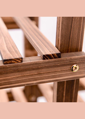 Підставка для квітів з дерева Гафанья капучино (ЦСТ-005909) No Brand (328224554)