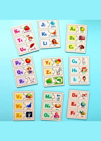 Розвиваюча дитяча гра "Англійський алфавіт" (ПСД253) PSD253 ENG Ubumblebees (364125925)