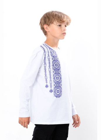 Біла джемпер для хлопчика (p-14850) Носи своє візерунок українська символіка (299760669)