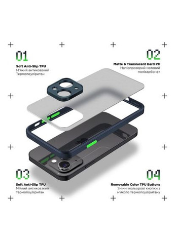 Чехол для мобильного телефона (ARM70488) ArmorStandart Frosted Matte Samsung S21 FE Navy Blue (366158893)