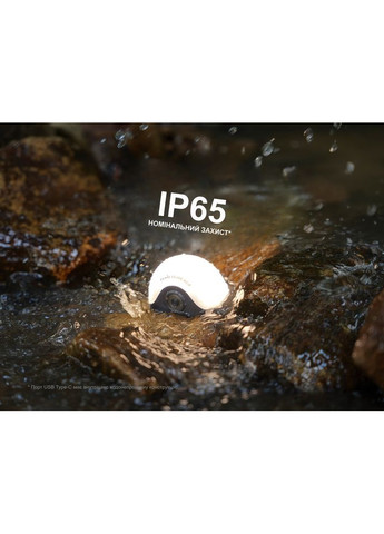 Фонарь кемпинговый CL20R V.2.0, черный Fenix (370673082)