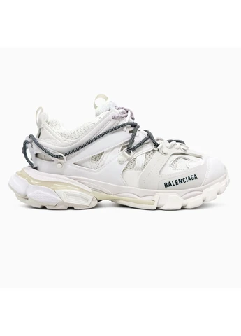 КРОСІВКИ ЖІНОЧІ BALENCIAGA TRACK TRAIL LACES WHITE/LILAC БАЛЕНСІАГА ТРЕК БІЛІ No Brand білі демісезони (392007954)