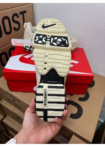 Комбіновані Осінні кросівки чоловічі nike x stussy air zoom spiridon найк аір зум No Brand