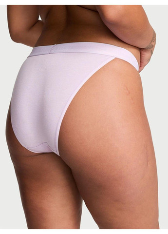 Трусики-бикини женские Cotton Tanga Panty сиреневые Victoria's Secret (330829505)