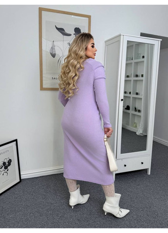 Бузкова сукня ангора, колір бузковий Fashion