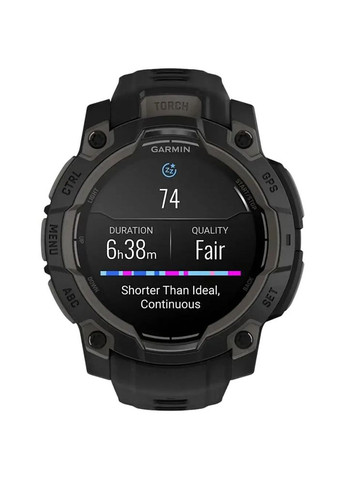 Смарт-годинник Instinct 3 Amoled (45 мм) Black with Black Band (010-02936-00) Garmin (324021772)