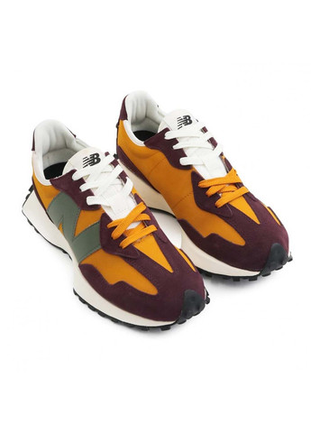 Коричневі Осінні чоловічі кросівки 327 коричневий New Balance