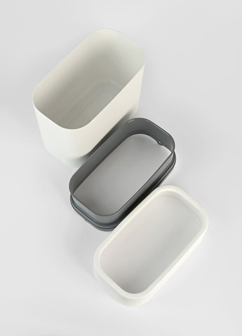 Відро для сміття без кришки 30х16,5х30,1 см MVM (303358369)