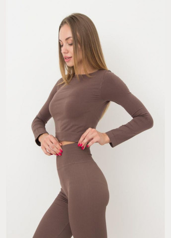 Топ женский бесшовный с длинными рукавами Giulia CROP TOP (296470351)