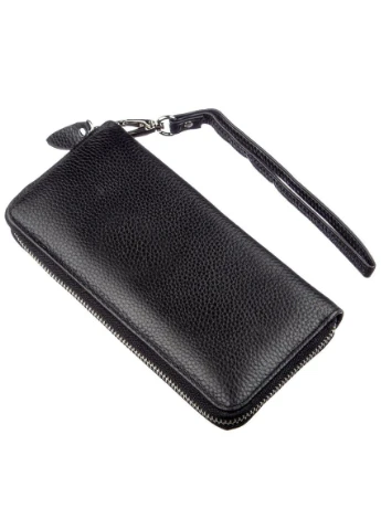 Шкіряний жіночий клатч на блискавки 18933 st leather (394032477)