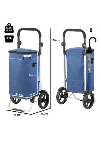 Сумка-візок (930023) ShoppingCruiser Allround 41 л Blue (366696094)