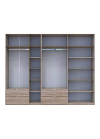 Комплект шаф для одягу Лукас (2 шт.) 300х50х240 см Дуб сонома (DRS-011708) Doros (362267748)