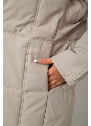 Темно-бежева зимня куртка жіноча зимова Ager 244R8832