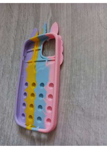 Чехол Pop it для 13 Единорог Попит антистресс силиконовый детский радужный No Brand (360896742)