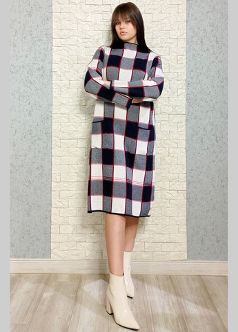 Комбінована повсякденний, кежуал сукня Palma в клітинку