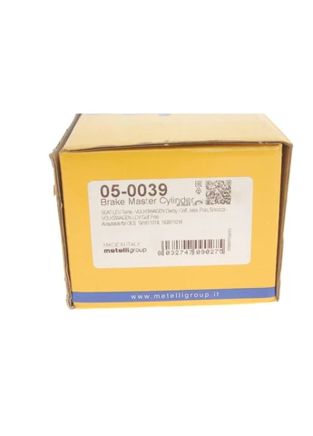 Циліндр гальмівний (головний) Seat Terra 87-95/VW Golf II/Jetta II/Scirocco 83-92/Polo 81-94 05-0039 UA63 Metelli (366396539)