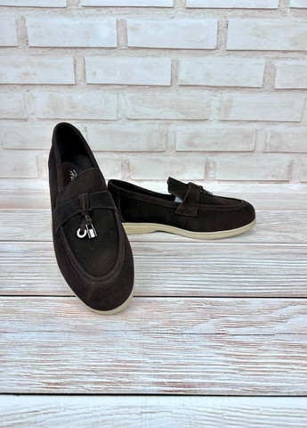 Hengji Женские лоферы из замши повседневные лоферы коричневый з натуральная замша, китай — демисезон (349446499)