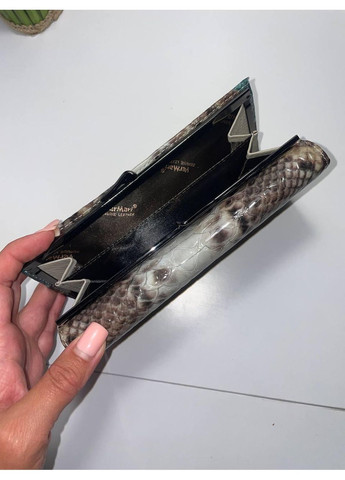 Класичний жіночий гаманець зі зміїним принтом з монетницею зовні Vermari (369723607)