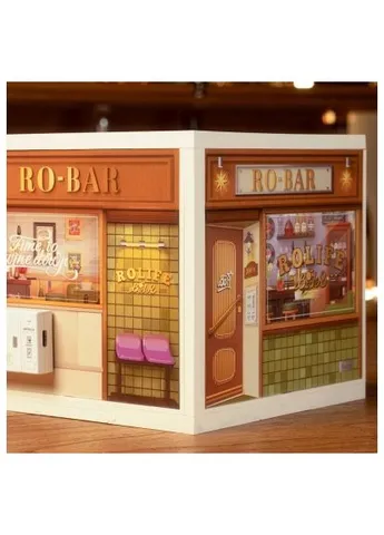 Конструктор Rolife 3D Бар Неквапливе чаювання (DW012) Robotime Rolife 3D Бар Неквапливе чаювання (396105798)