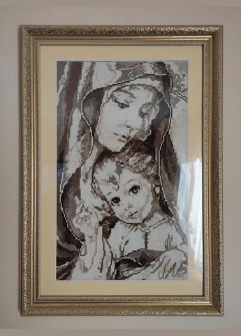 Алмазная мозаика Икона Богородица с Иисусом сепия 30х50 см TP900 ColorArt (292145731)