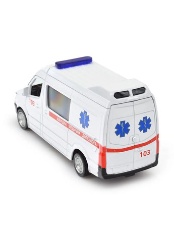 Автомодель Mercedes Benz Sprinter Швидка допомога, 1:32, білий () TechnoDrive 250344U (331860339)