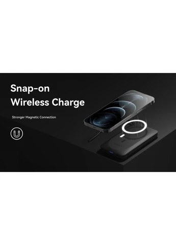 Пауэрбанк 10000 mAh — Беспроводной power bank для iPhone и Android Veger (385791211)