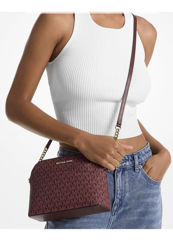 Сумка Jet Set Travel Medium Signature Logo Dome Crossbody Bag. Michael Kors (352261393)