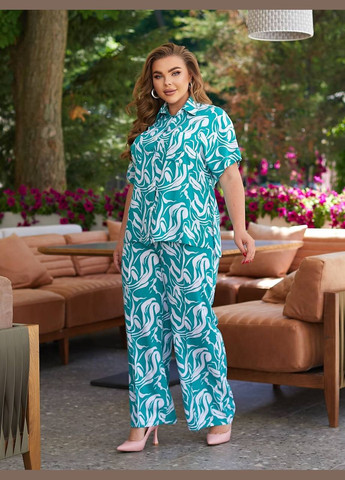 Прогулянковий костюм зеленого кольору 28079 No Brand (323643960)