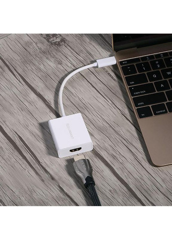 Адаптер HDMI - USB Type-C (F/M), White (40273) Ugreen (370620608)
