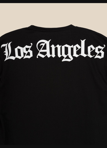Черная футболка с принтом los angeles мужская p-mb02303 черный shop (2000990565662) LAWA