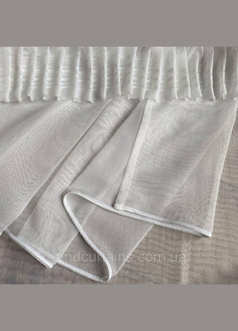 Комплект шторы 2шт 150х250 см микровелюр Серый, тюль бамбук 450 см Тепло-белый No Brand (337354420)