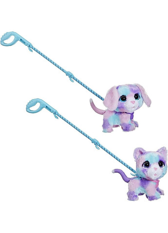 Интерактивная игрушка Furreal Walkalots Big Wags Cotton and Candy Hasbro Гламурный щенок и котенок на поводке (F2603) FurReal Friends (342123070)