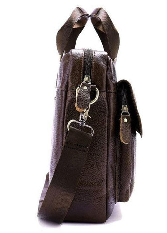 Шкіряний портфель чоловічий для ноутбука і документів коричневий розмір 24х35х7 см 14798 Vintage (362418006)