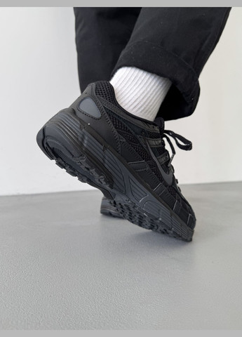 Чорні Осінні кросівки чоловічі і жіночі nike p-6000 black | найк п-6000 чорні No Brand