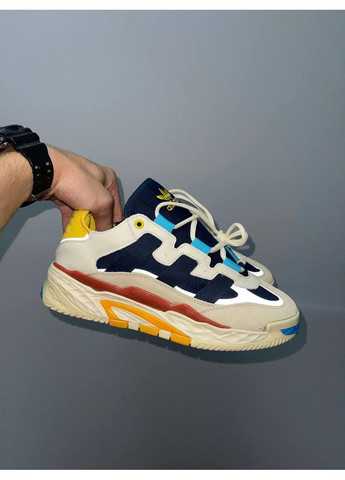 Цветные демисезонные кроссовки мужские adidas niteball multicolor адидас найтбол No Brand