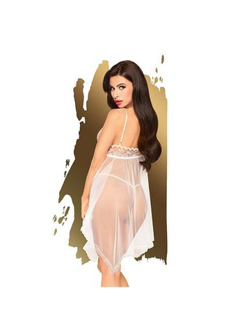 Бебі-дол з ажурним браллетом і асиметричним подолом Naughty Doll White Penthouse (302521407)