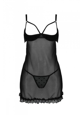 Пеньюар MARINA CHEMISE black L/XL - Passion (303888972)