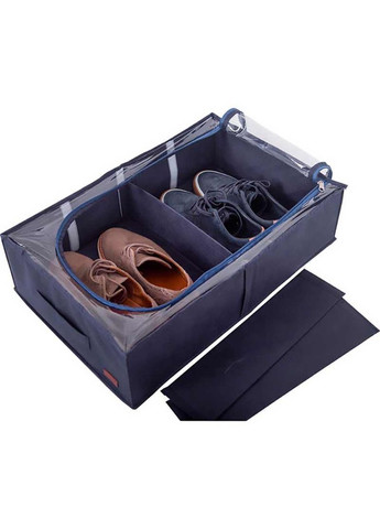 Органайзер для зберігання речей і взуття на 4 відділення KHV3-Grey (Сірий) Organize (264032525)
