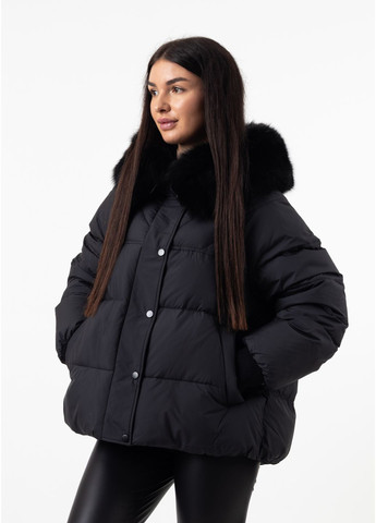 Чорний зимній Пуховик BILLISSIMO